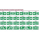 Arsel Dekolite Z Serisi Çift Yüzlü AE-3223-L Acil Çıkış Yönlendirme Armatürü Kombine Sürekli ve Kesintide 180 Dak. Yanan 500 Lümen Led