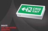 Arsel Ekolite AE-6113-L Acil Çıkış Yönlendirme Armatürü Kesintide 180 Dak. Yanan 20xF LED