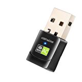 Schulzz 600 Mbps USB Mini Wifi Adaptörü RTL811 5GHz Kablosuz Alıcı