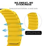 Gpack Google Ticwatch S2 Wear Os Kordon Solo Loop Mıknatıslı Çift Renk HS53
