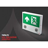 Arsel Twinlite TW-121-L Acil Çıkış Yönlendirme Armatürü Sürekli ve Kesintide 90 Dak. Yanan LED + LED
