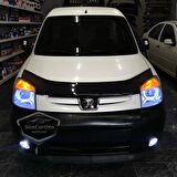 Peugeot Partner 2 2002-2008 Uyumlu Üniversal Astra H lip Esnek Ön Lip 2 Parça Tampon Altı Dil Karlık Ön Ek