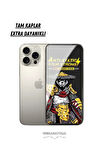 iPhone 16 Pro Max Anti-Static 3D Toz Tutmayan Kırılmaz Ekran Koruyucu