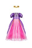 Rapunzel Kız Çocuk Kostümü