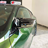 Sts Oto Aksesuar Bmw G22-g23-g26 4 Serisi Batman Yarasa Ayna Kapağı Piano Black Abs Plastik
