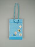 KARTON ÇANTA MAVİ BEBEKLİ 11CM X 17CM - 1 ADET