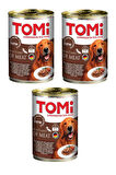 Tomi Karışık Etli Gravy Soslu Köpek Konservesi 400 Gr. X 3 Adet