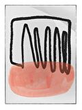 Shop365 Şekiller Dekoratif Pastel Renkler Modern Tablo Çerçeveli P-000452