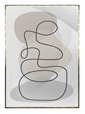 Shop365 Modern Çizimler İllüstrasyon Modern Tablo Çerçeveli P-000951