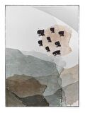 Shop365 Ay Güneş ve Toprak Modern Tablo Çerçeveli P-001230