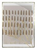 Shop365 Bitki ve Şekiller Çizgiler Modern Tablo Çerçeveli P-001245