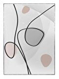 Shop365 Toprak Renk Tonları Tasarım Modern Tablo Çerçeveli P-001465