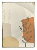 Shop365 Yapraklar ve Şekiller Modern Tablo Çerçeveli P-001554
