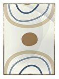 Shop365 Toprak Renk Tonları Tasarım Modern Tablo Çerçeveli P-001579