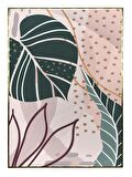 Shop365 Yapraklar veya Şekiller Modern Tablo Çerçeveli P-001851