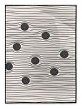 Shop365 Ay ve Güneş Şekilleri Gri Gümüş Renkler Modern Tablo Çerçeveli P-002132