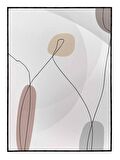 Shop365 Toprak Renk Tonları Tasarım Modern Tablo Çerçeveli P-002165