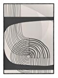 Shop365 Toprak Renk Tonları Tasarım Modern Tablo Çerçeveli P-002395