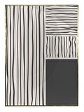 Shop365 Toprak Renk Tonları Tasarım Modern Tablo Çerçeveli P-002399