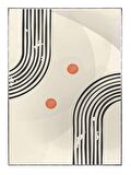 Shop365 Modernist Şekiller İllüstrasyon Modern Sanat Tuval Tablo Çerçeveli P-002431