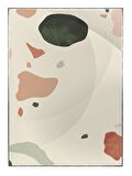Shop365 Toprak Renk Tonları Şekil Tasarım Modern Tablo Çerçeveli P-002497