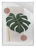 Shop365 Doğa Bitki Modern İllüstrasyon Tablo Çerçeveli P-002513