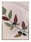 Shop365 Doğa Bitki Modern İllüstrasyon Tablo Çerçeveli P-002587