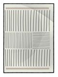 Shop365 Toprak Renk Tonları Şekil Tasarım Modern Tablo Çerçeveli P-002917