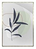Shop365 Botanik Şekiller Modern Tablo Çerçeveli P-003736