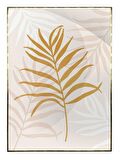 Shop365 Palmiye Yaprakları Pastel Tonlar Modern Tablo Çerçeveli P-003857