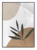 Shop365 Yeşil Bitki Modern Tablo Çerçeveli P-003940