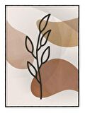 Shop365 Doğa Bitkiler Modern Tasarım Tablo Çerçeveli P-004015