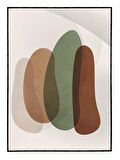 Shop365 Renkli Şekiller Modern Tablo Çerçeveli P-004148