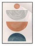 Shop365 Şekiller Desenler Çizgiler Modern Tasarım Tablo Çerçeveli P-004193