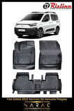 Rizline Fiat Doblo 2024 Model 3D Havuzlu Paspas