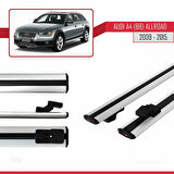 A4 (B8) Allroad 2009-2015 Arası ile Uyumlu BASIC Model Ara Atkı Tavan Barı Gri 2 Adet