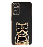 Gpack Samsung Galaxy M23 Kılıf Kamera Korumalı Köpek Desenli Standlı Silikon
