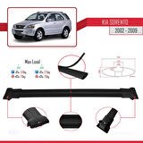 Kia Sorento (BL) 2002-2009 Arası ile Uyumlu FLY Model Ara Atkı Tavan Barı Siyah 2 Adet