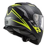 LS2 Storm 2 Nerve Mat Siyah Neon Sarı Full Face Motosiklet Kaskı