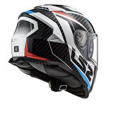 LS2 Storm 2 Racer Mavi Kırmızı Full Face Motosiklet Kaskı
