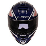 Ls2 Storm 2 Dodger Beyaz-Navy Mavi Kask L
