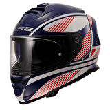 Ls2 Storm 2 Dodger Beyaz-Navy Mavi Kask L