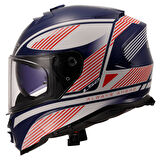 Ls2 Storm 2 Dodger Beyaz-Navy Mavi Kask L