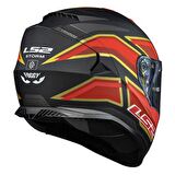 LS2 Storm 2 Foggy Kapalı Kask Mat Siyah-Kırmızı