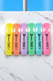 Pastel Highlighter Kalem Seti 6’lı