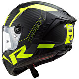 LS2 THUNDER KARBON RACING 1 MAT NEON SARI KASK