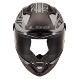 LS2 THUNDER KARBON GP AERO POLAR SİYAH KASK