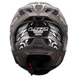 LS2 DRAGON KARBON ENTHUM SİYAH-GRİ KASK