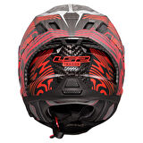 LS2 DRAGON KARBON ENTHUM KIRMIZI KASK