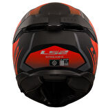 Ls2 Stream 2 Fury Mat Siyah-Gri-Kırmızı Kask 3Xl